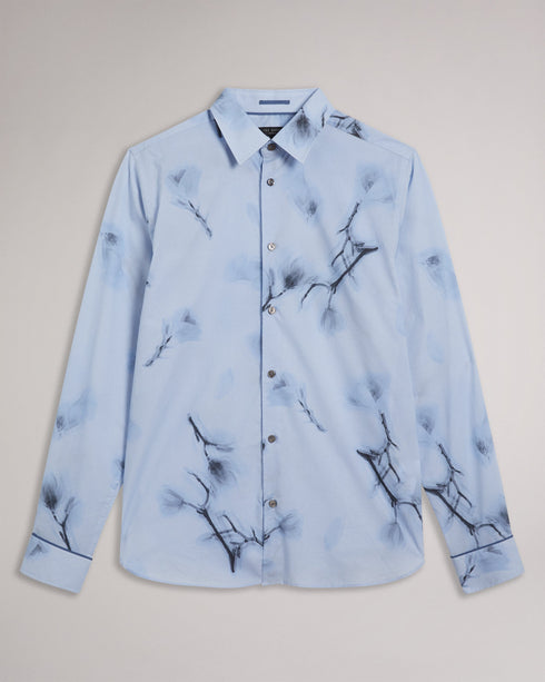 LOUSHO-Shirts-SS Large Floral Print Shirt- Ted Baker Romania